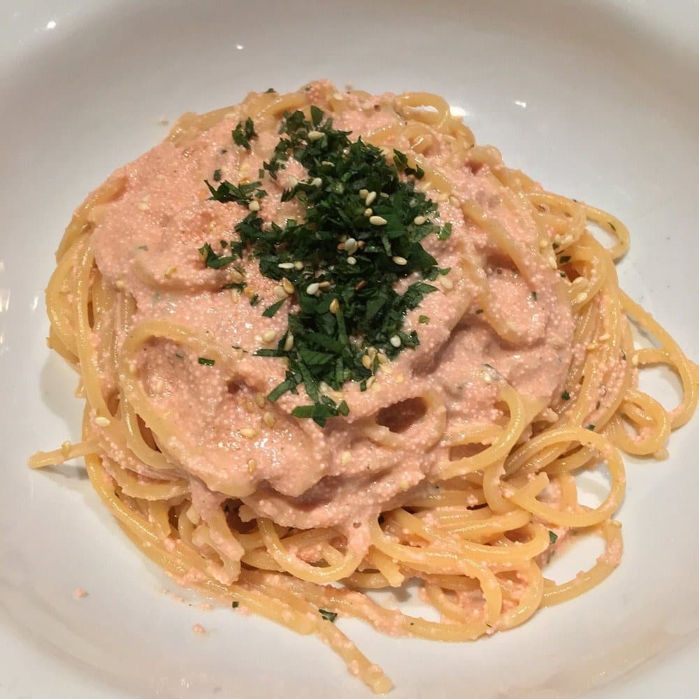 Aburi ISHIDAの明太子クリームパスタ
