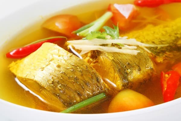 Baan Iceの南タイ風魚料理（スパイシースープ）