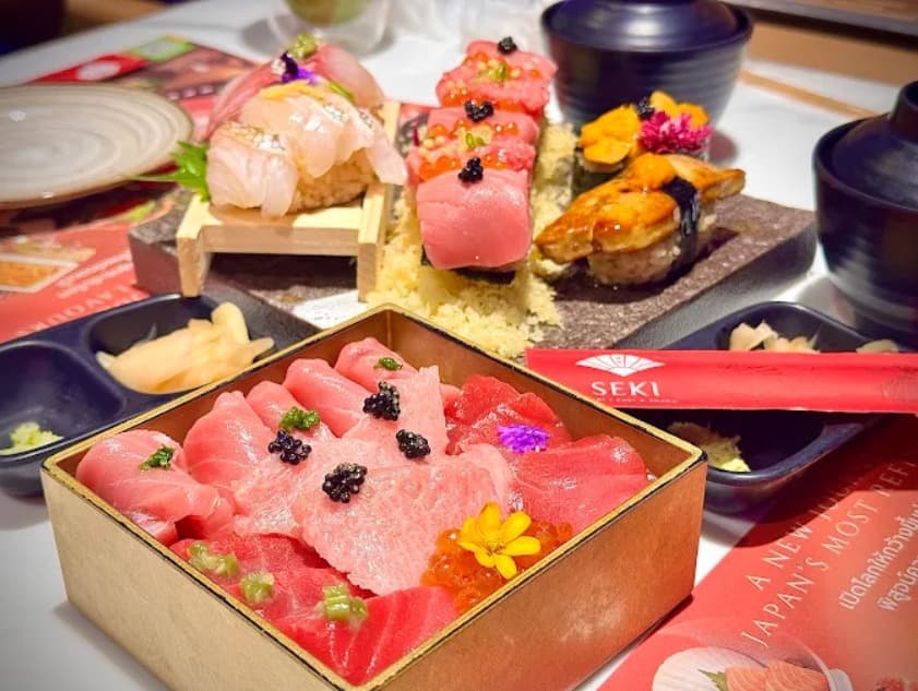 料理:ボリューム感のあるSUSHI SEKIの本鮪セット