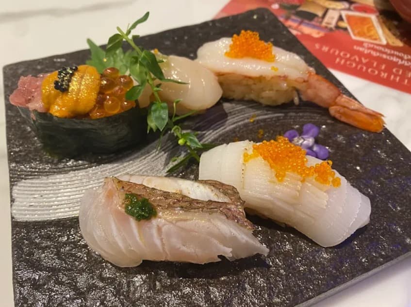 料理:見た目も楽しめるSUSHI SEKIの握り寿司