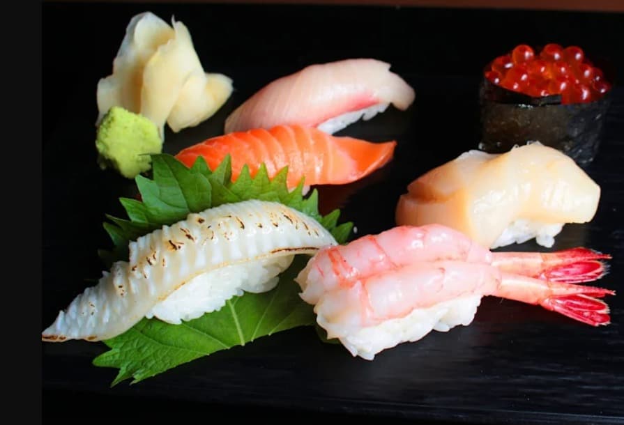 料理:クオリティの高い定食のどらやの握り寿司