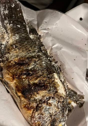 Salt Grilled Fish オンヌット店の塩焼き魚