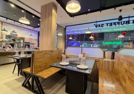 KBBQ BTS ONNUTの店内席
