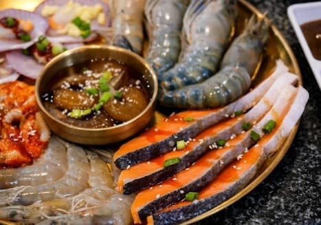 KBBQ LOTUS'S SUKHUMVIT 50のシーフードメニュー