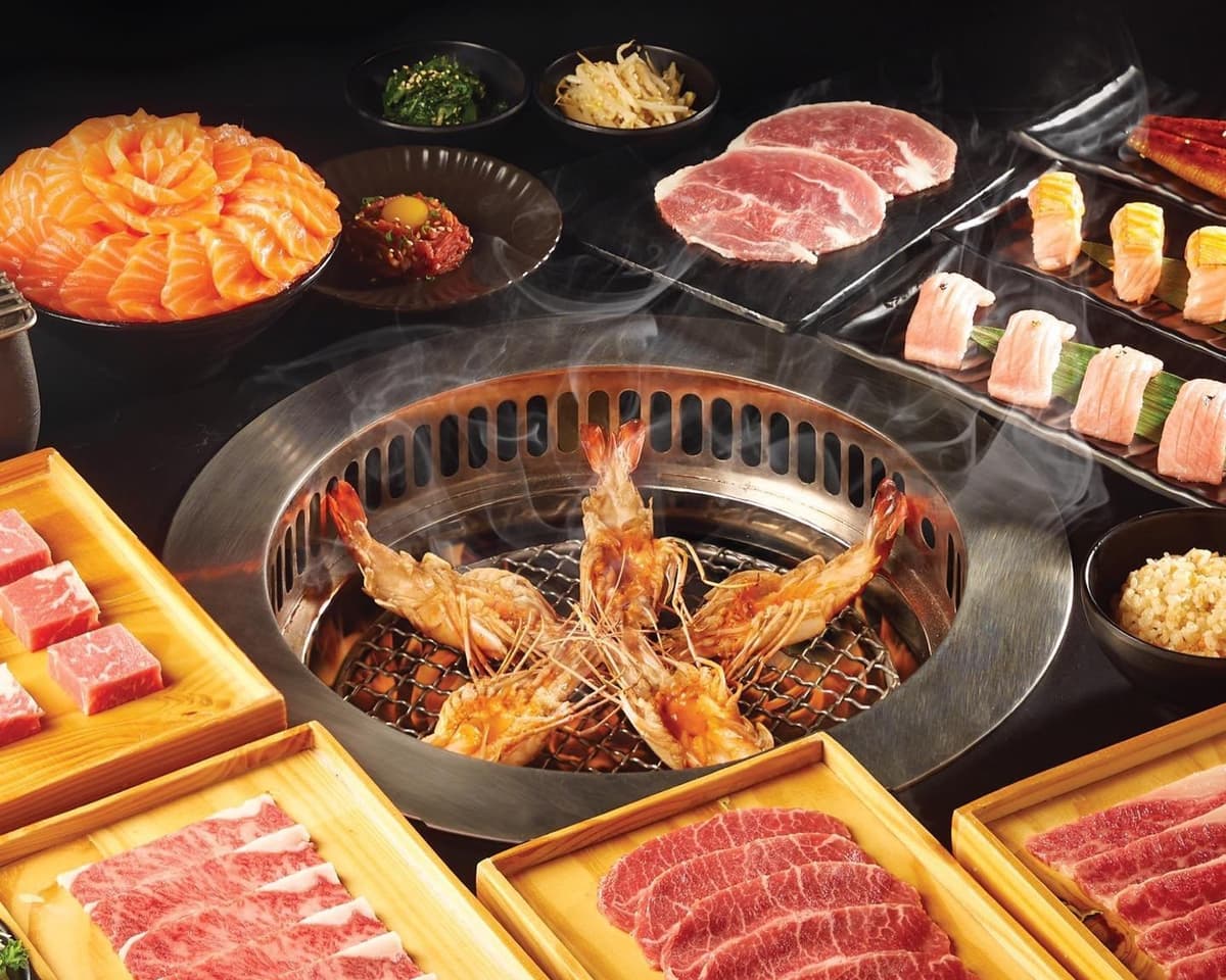 Tenjo Sushi & Yakiniku BBQ Premium Buffetの料理