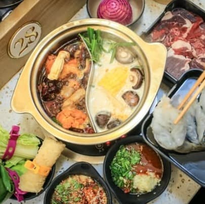 Te Shuang mala hot potの麻辣鍋
