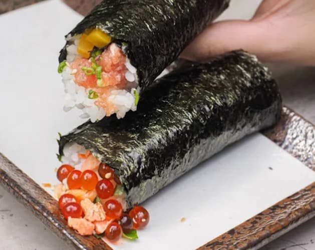料理:海鮮も楽しめるONiGiRi Labの手巻き寿司