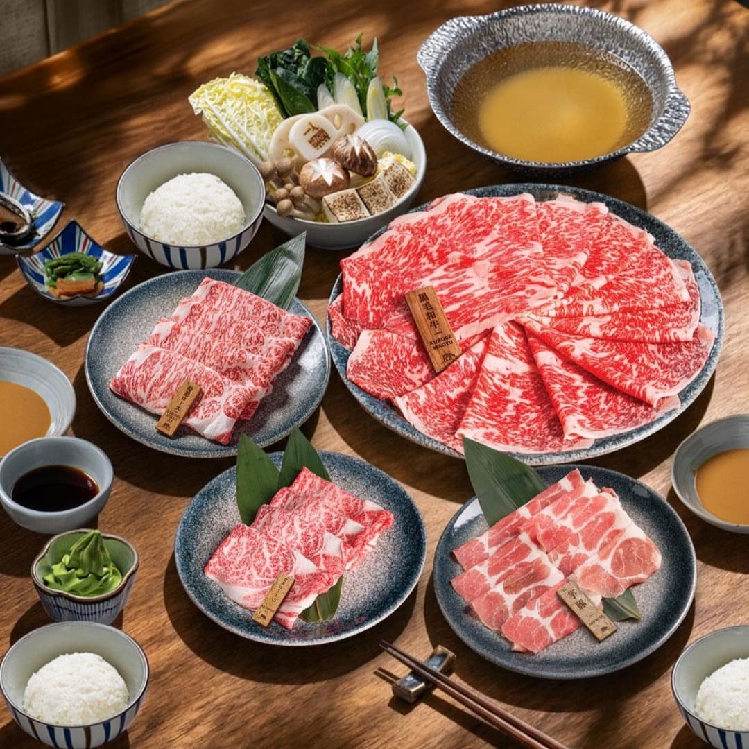 HITORI SHABUのA5和牛や豚肉を楽しめるしゃぶしゃぶメニュー