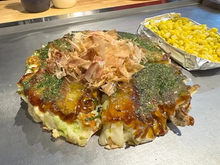 料理:具材を選べるSEIRYU 久留米らーめん お好み焼き青龍 Phrom Phongのお好み焼き