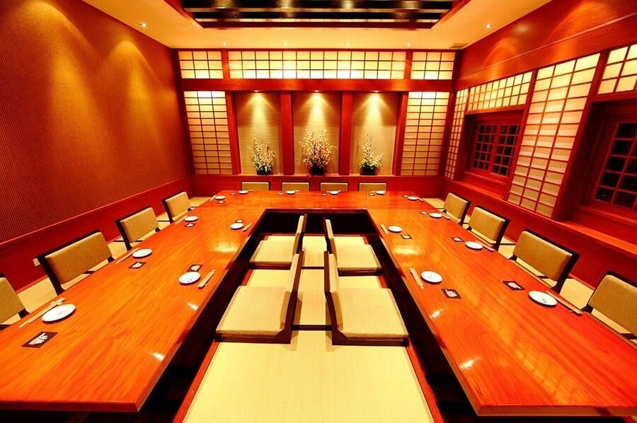 Miyabi Kappoの落ち着いた和風個室