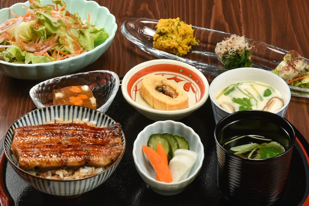 うな丼ランチセット