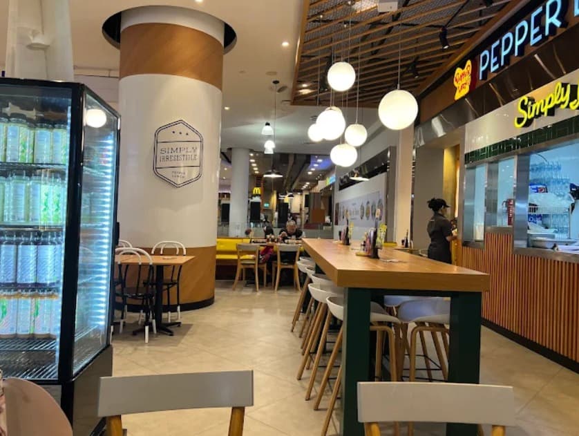 店内:一人で手軽に食事したいときにPEPPER LUNCH -ペッパーランチ- สาขา EmQuartierのカウンター席