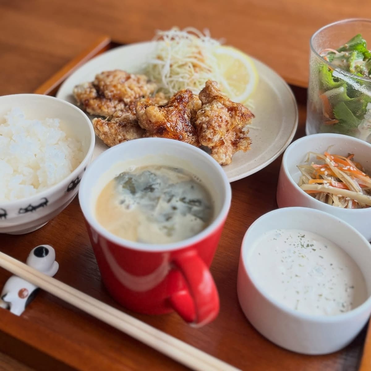 IRODORI Japanese Ramen Cafeの唐揚げ定食