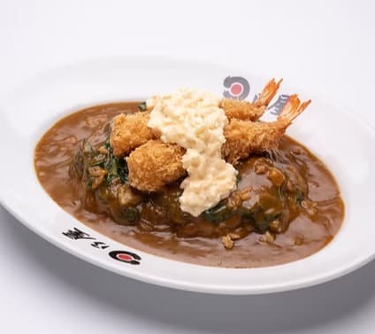 日乃屋カレーのエビフライカレー