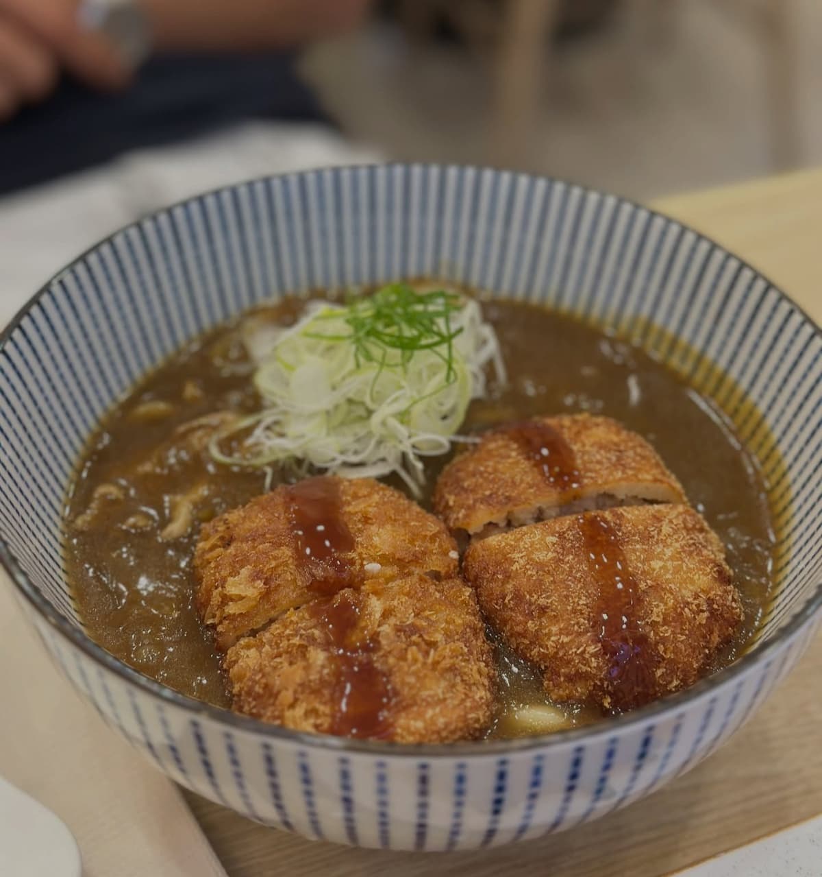 GaGa Udon Houseのメンチカツカレーうどん