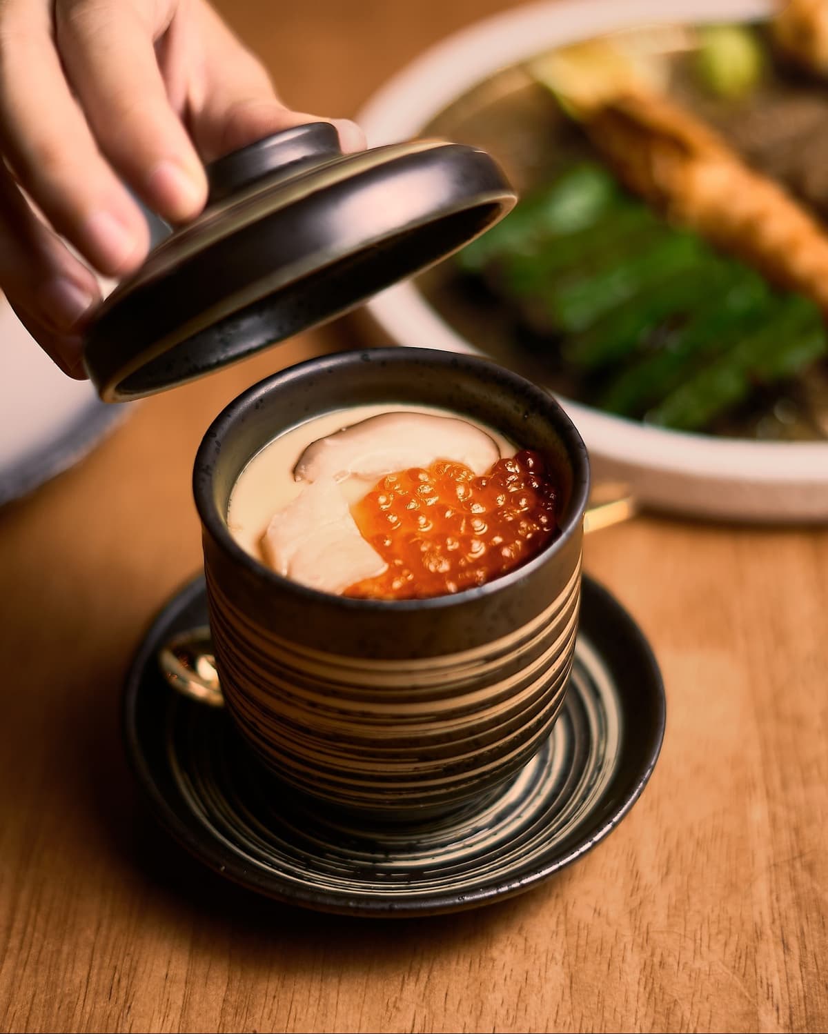 Takibi Izakayaのいくら茶碗蒸し