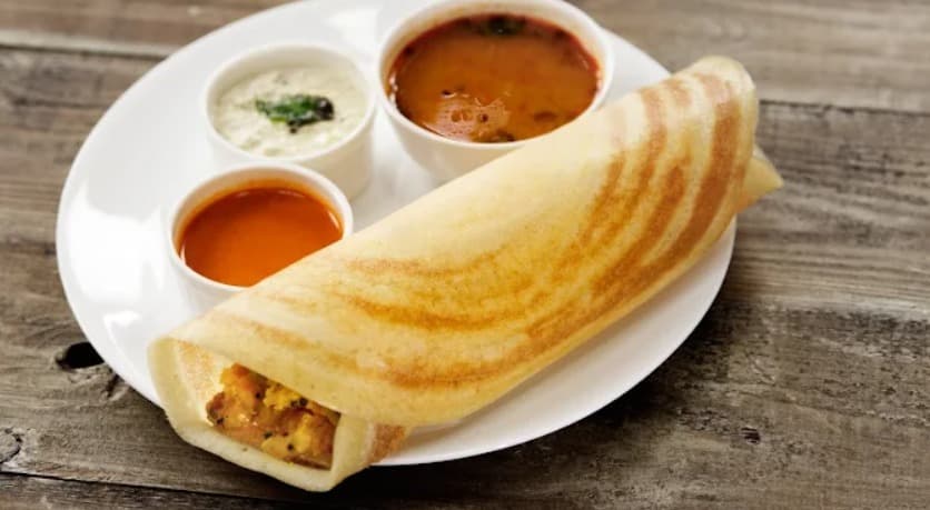 料理:もちっとした食感が楽しめるDosa Express Sukhumvit 22のドーサ