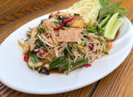 Lao Gardenの炒め物
