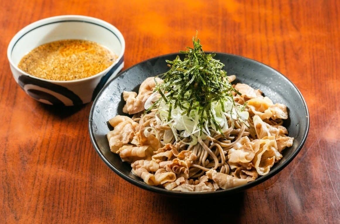 SOBA NOJIANの豚しゃぶ冷やし十割そば