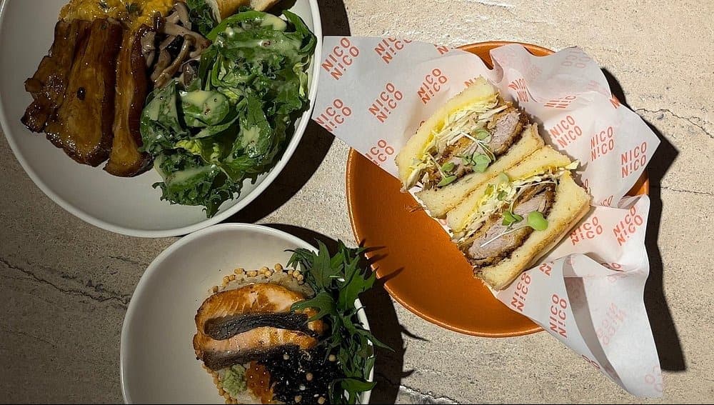NICO NICOのカツサンドとブランチメニュー