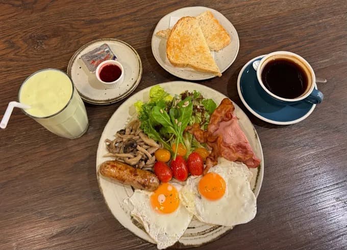 Tiny Cup Cafeのオールデイブレックファストプレート