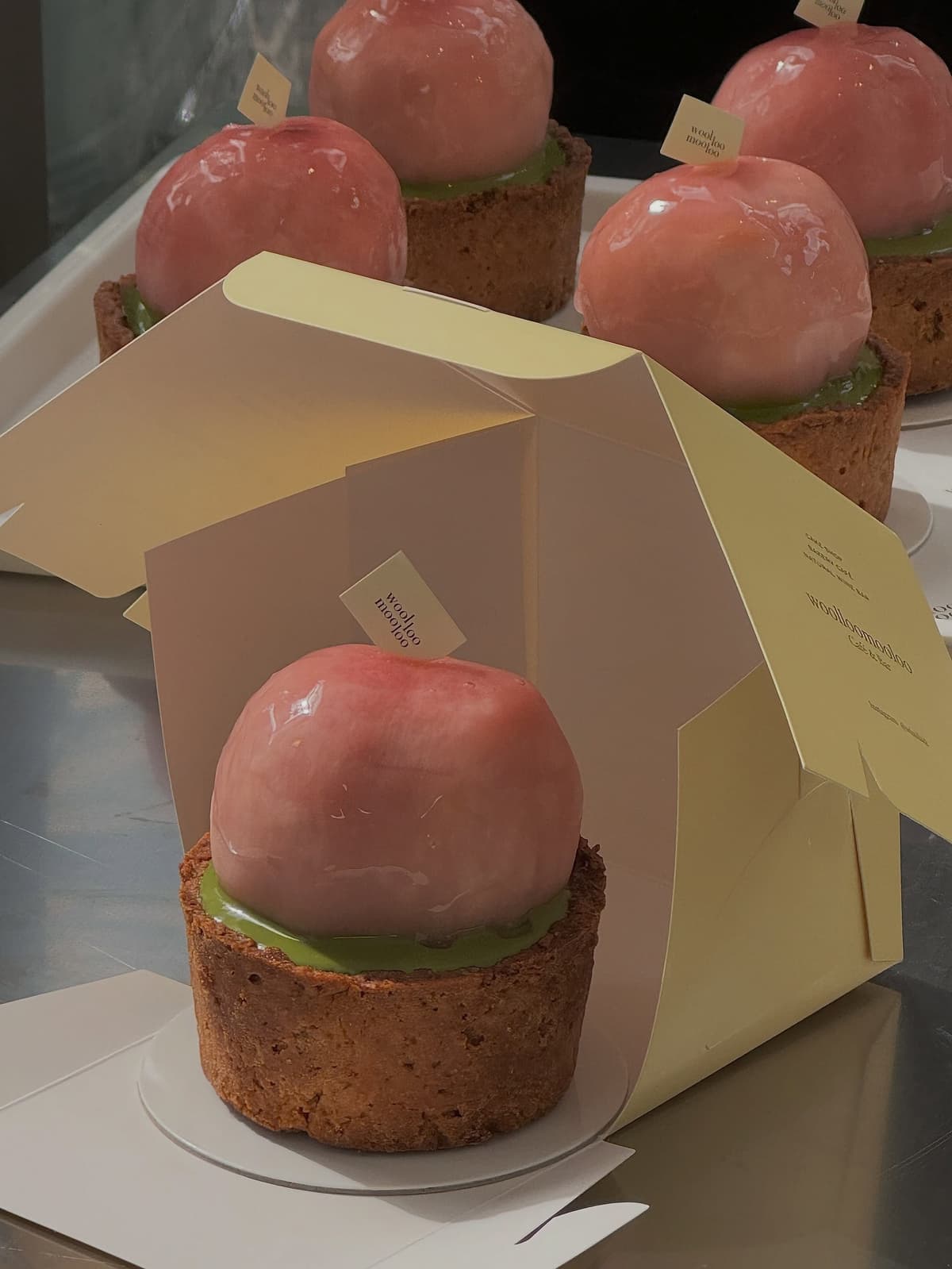 Woolloomooloo Bakeryの桃のタルト