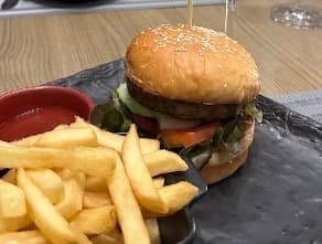 Greenhouse Restaurant & Terraceのハンバーガー