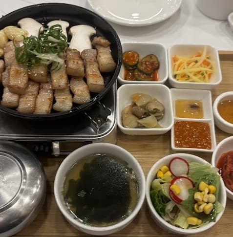 Sodam Korean casual dinerのサムギョプサル