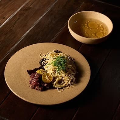 Sanctuary Bangkokのパスタ料理とスープ