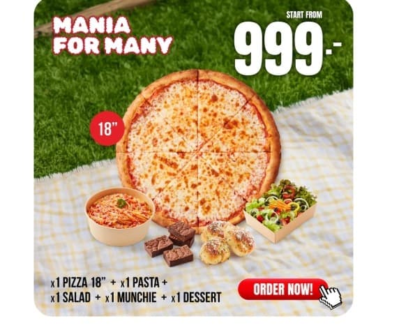 Pizza Mania Onnut Branchのセットメニュー